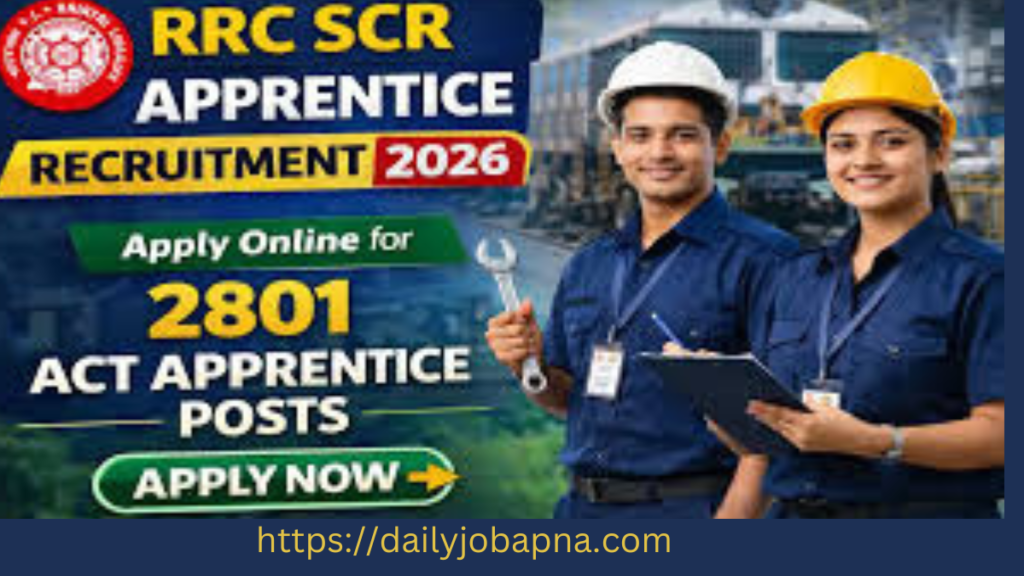 South Central Railway Apprentice Recruitment 2025-26