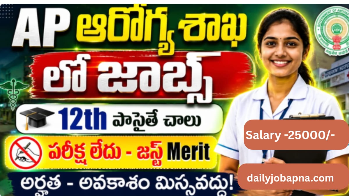 AP DMHO Recruitment 2026